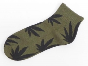 canna ankle sock olive