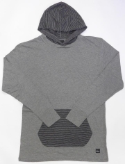 teller hoodie-grey black