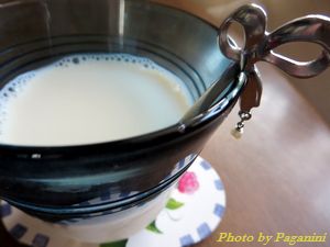 soy milk with ume syrup