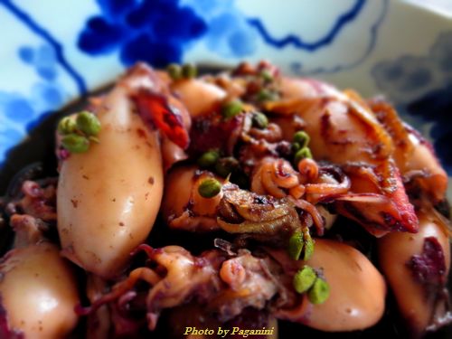simmered squid