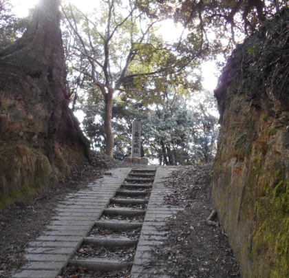 益富城(大隈城)３９二の丸の入口