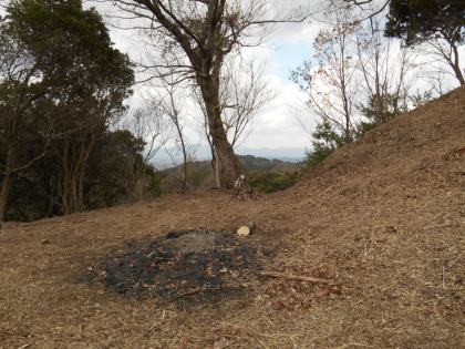 益富城(大隈城)11・焚火の跡