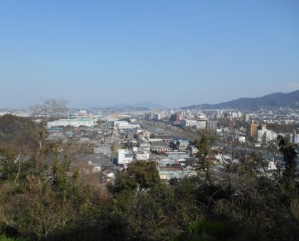 黒崎城からの眺望・枝光方面