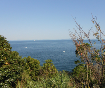 姫島21・姫島灯台南面から眺める周防灘・国東半島