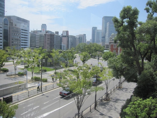 大阪市立東洋陶磁美術館から見た景色