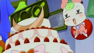 ハピネスチャージプリキュア　１００日記念ケーキ