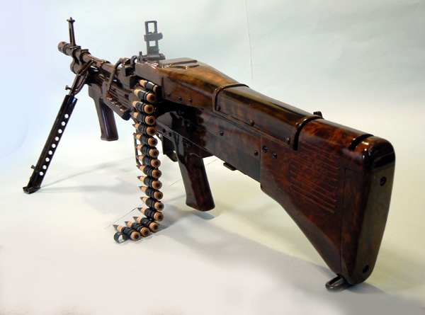 木の模型 サコーm60機関銃