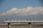 新幹線と富士山と富士川