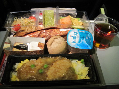2014年日本往路KLM機内食一回目