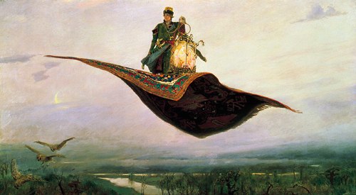 ヴィクトル・ヴァスネツォフ「空飛ぶ絨毯」