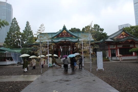 雨の日枝神社０２