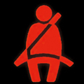 シートベルト警告灯