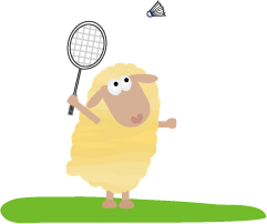 イラストwanpug素材ブログ 年賀状 羊のイラスト 野球 バレーボール サッカー ゴルフ テニス バドミントン バスケット 卓球 水泳