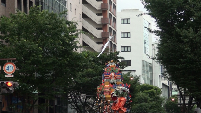 2011年博多祇園山笠上川端通の走る飾り山